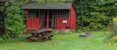 Pine Rustic Camping Cabin