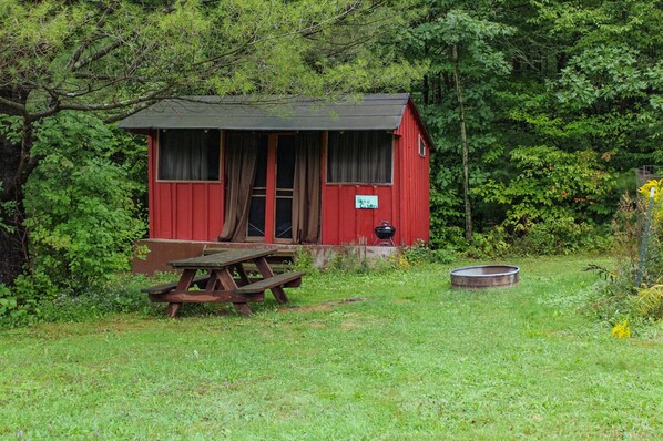 Pine Rustic Camping Cabin