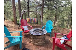 Enjoy your morning coffee on one of our three patio sitting areas.