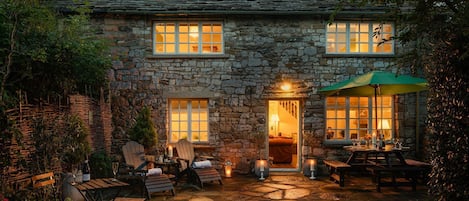 A gorgeous Yorkshire stone cottage, nestled right next to the river