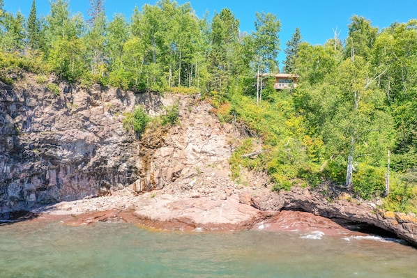 Cathy's Cove is on the Lake Superior Shoreline near Tofte, Minnesota.