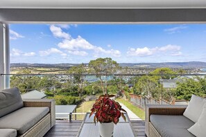 A glimpse of the stunning Peninsula views from the home
