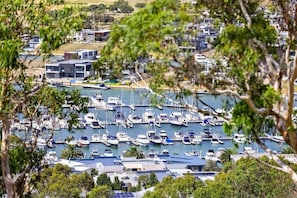 The Martha Cove Marina view