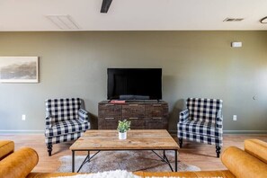 Enjoy some TV, a movie, a card game or a board game with family & friends!