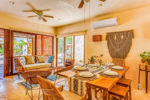 You can dine at home in peace and quiet