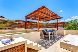 Beautiful private rooftop lounge & plunge pool!