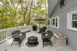 Upper Deck | Fully Furnished | Gas Grill | Fire Pit | Blue Ridge Mountain Views