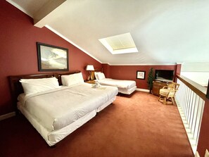 House, Indoors, Loft, Lamp, Bed