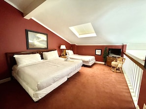 "House","Indoors","Loft","Lamp","Bed"