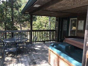 Tub, House, Porch, Hot Tub, Chair