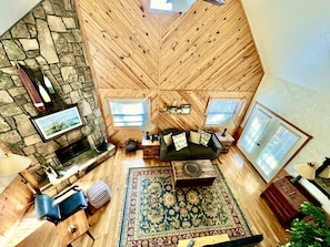 Indoors, Furniture, Living Room, Floor, Flooring