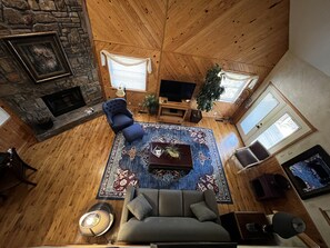 Furniture, Indoors, Living Room, Hardwood, Couch