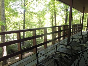 House, Porch, Railing, Chair, Furniture