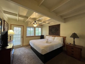 Bed, Furniture, Lamp, Table Lamp, Ceiling Fan