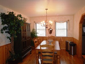 Hardwood, Dining Room, Dining Table, Furniture, Indoors