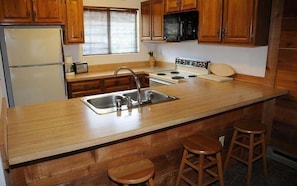 Indoors, Kitchen, Refrigerator, Microwave, Oven