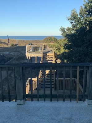 Handrail, Railing, House, Staircase, Nature