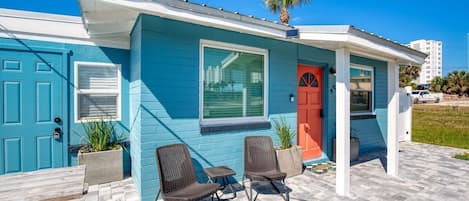 Relax on the front porch and take in the salt air.