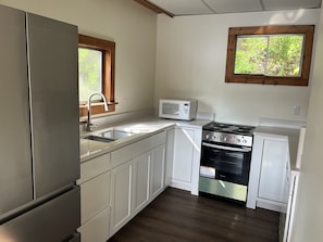 Renovated Kitchen with new cupboards and appliances 