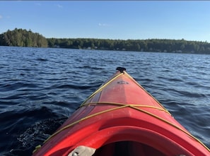 Kayak can be rented and delivered 