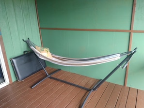  Hammock and massage table for you to enjoy... on ur Private Deck