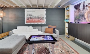 Huge game room is always a HIT with our guests! Instagram Ready! 
