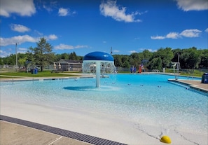 We are only 1 minute walk from this beautiful Island Pool!