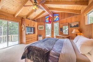 Primary Bedroom features a king bed.