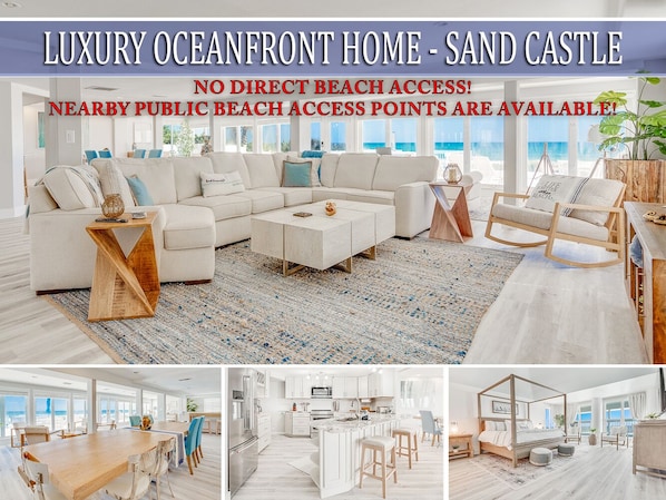 Direct, oceanfront estate!  Direct, beachfront!