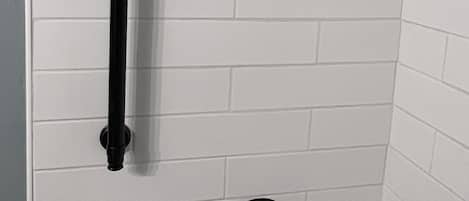 Grab bar for safety/mobility in hall bath