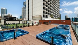 Bain à remous extérieur