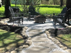 Unwind in our spacious yard, great for dogs and activities.