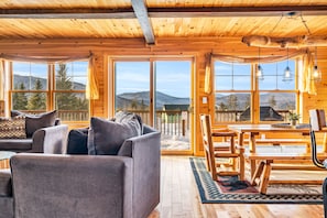 The backdrop is jaw-dropping as you hang in your cabin