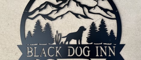 BLACK DOG IN