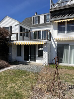 Garden access to Downeast suite.