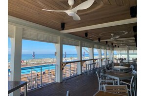 Restaurant and Bar at the resort. Not a bad spot to start happy hour!