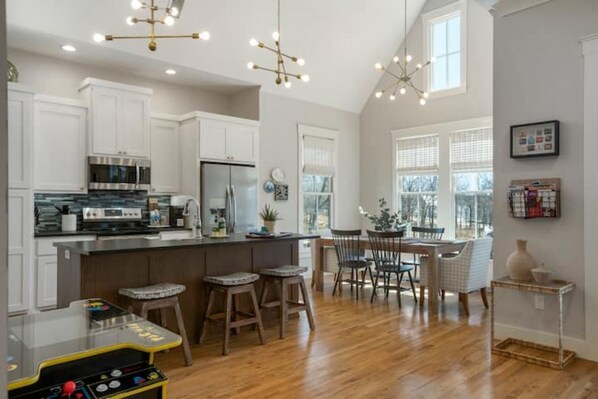 View from the towards the kitchen