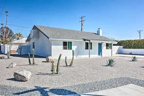 Front Exterior | Unobstructed Views of San Jacinto Mountains