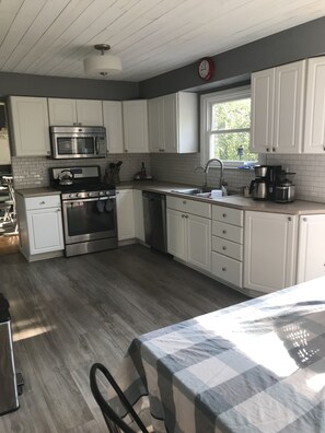 Kitchen with dining area