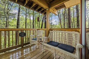 Mountain Mist's relaxing deck