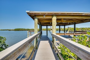 House Exterior | Private Boat Dock & Slip | Boat Lift (Available Upon Request)