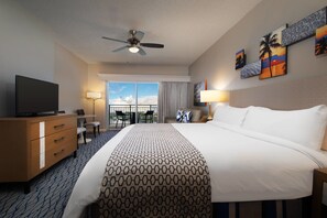 Guest Bedroom with Sleeper Sofa & King Bed.