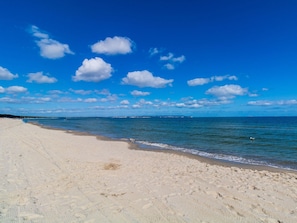 Strand vor der Villa Strandidyll