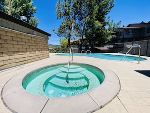 Shared pool and spa at the community