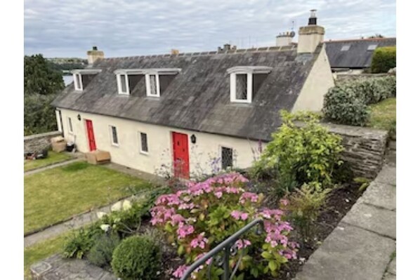 A pair of the historic cottages