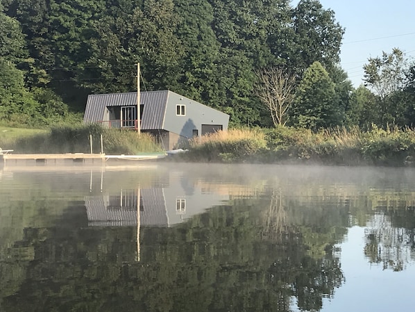 Still Valley Lake Loft as seen from the lake