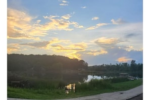 View of Still Valley Lake from outside the Cottage