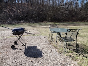 Gravel, Road, Grass, Desk, Furniture