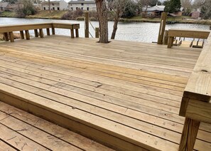 Large back deck