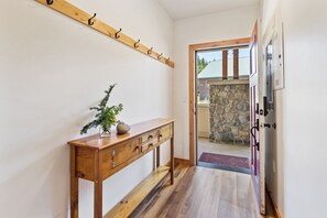 Entry looking out.